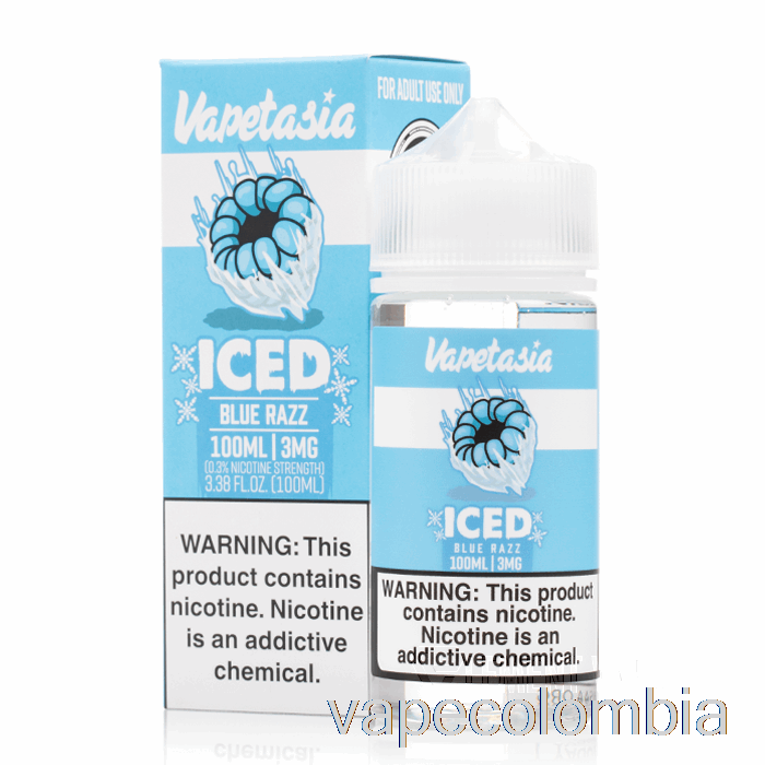 Vape Recargable Iced Blue Razz - Vapetasia - 100ml 0mg